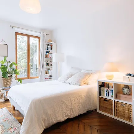 Vibrant & Tranquil 1bd Folie-mericourt Fogadó Párizs